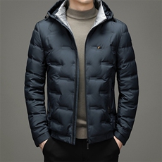 21冬季新款连帽可脱卸羽绒服男士休闲时尚外套男装SNDAF3329-P245，男装羽绒服，电商B212（原钱塘6029）