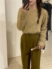 火爆补单毛毛亮片小衫，其它，唇蔻