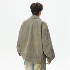 棒球服特批P70美式潮牌复古工装开衫外套男宽松休闲夹克男SY2502，男装夹克，星座610B-1
