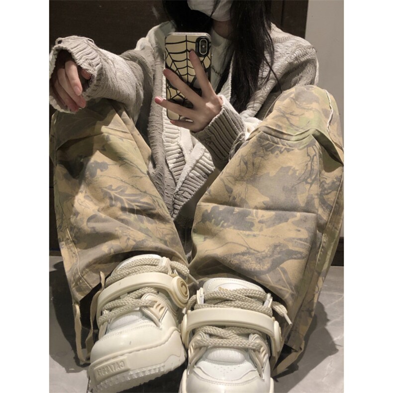 【网图有货】美式复古迷彩工装裤男女降落伞兵裤子MCK01CC-特P50,男装工装外套,星座1007（原301D）