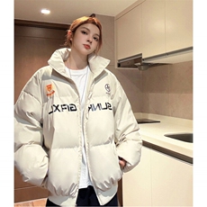 中性风冬装大领子pu软皮棉服棉衣休闲加厚外套男女G1109P128，男装棉衣，电商A339