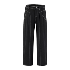 立体白底龙叨叨潮流复古工装口袋明线设计套装男78055P105控168，男装休闲套装，星座227-7