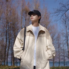 23/秋季高品质拼接PU夹克外套PJK01-P90控128，男装夹克，电商B370