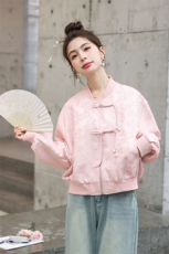 新中式潮外套棒球服2025早春新款上衣，女装短外套，3200格调