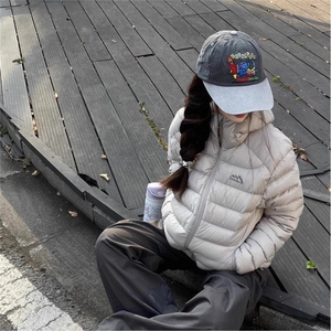 羽绒棉服女短款2秋冬新款连帽轻薄情侣棉衣棉服外套LG5611-P75图片