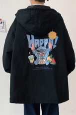 JK41077-P85纯棉连帽夹克男士大码工装夹克男外套男，男装夹克，电商A040
