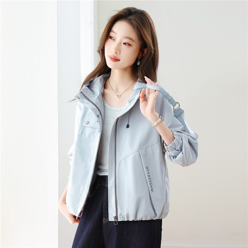 现货！现货！2026春装新款时尚宽松休闲短款外套女,女装短外套,以桐