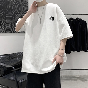 230g重磅纯棉短袖t恤男大码半袖半截袖 DX17369-P20图片