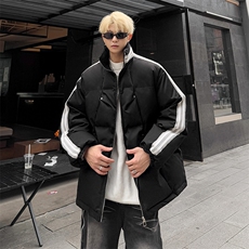 特p80控138抖控148绗棉三条杠棉服外套情侣格子棉衣面包服男MY247，男装棉衣，电商B370