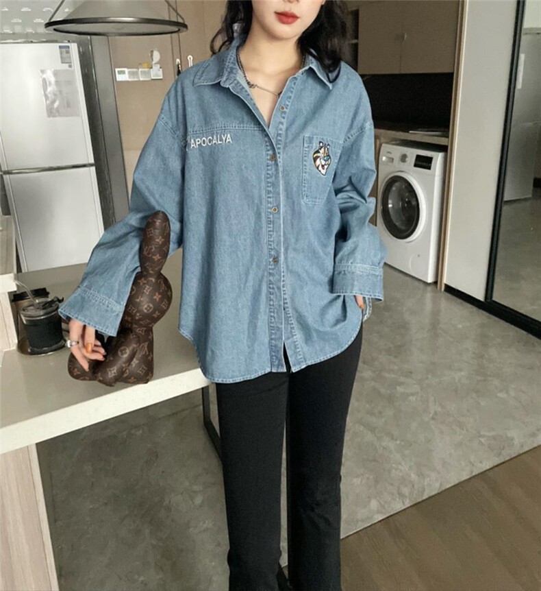 牛仔衬衣，其它，伊歌莉