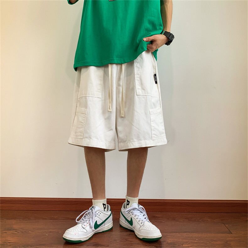 日系工装短裤男宽松直筒休闲裤流行潮牌DK0691-P33,男装休闲裤,星座308B-2