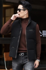 ZMS-M6906男式新款立领羽绒背心无袖加绒加厚保暖时尚马甲，男装背心/马甲，电商B360