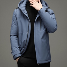 冬季新款羽绒服男士连帽可脱卸宽松休闲简约百搭外套ZG2926-P300，男装羽绒服，电商B212（原钱塘6029）