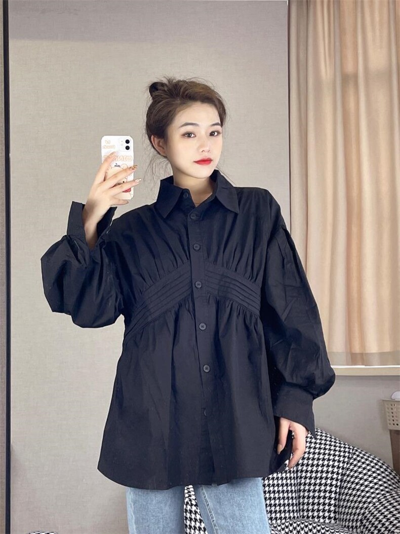 水洗衬衫，女装衬衫，戈朴