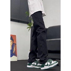现货抖音品质黑色弹力修身直筒牛仔裤量大价格还可谈!，男装牛仔裤，星座310A-4