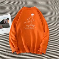 秋冬韩版滑板刺绣宽松情侣针织衫毛衣男1023/，男装针织衫/毛衣，星座1501
