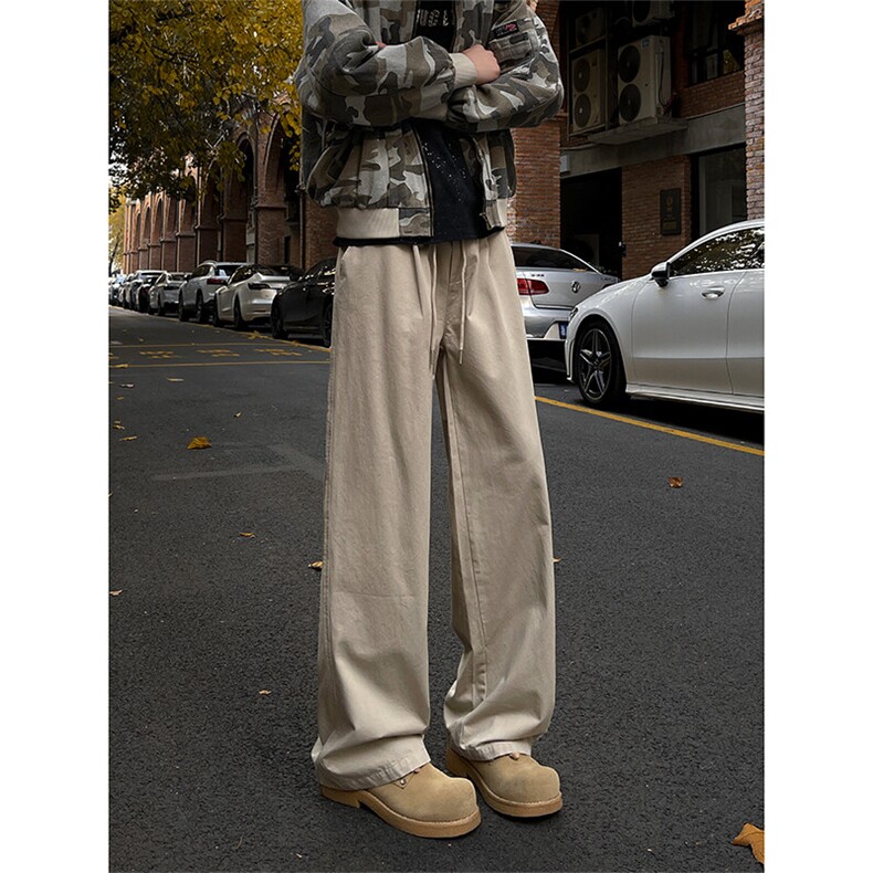 2025春季新款纯棉水洗休闲裤A509特P45控78，男装休闲裤，电商A309