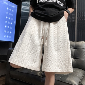 夏肌理感短裤男 美式高街运动篮球 休闲五分裤子XZ514-2-1529-P38图片