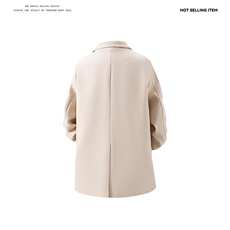 N9109/P90秋冬新款呢料毛呢西服男宽松外套上衣潮流宽松呢大衣，男装西服，电商A141