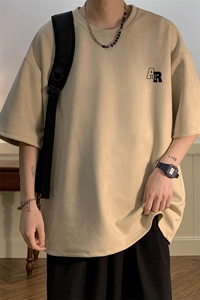 麂皮绒短袖t恤男大码半袖男 酒店风 JD82369-P25图片