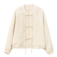 女装新中式外套秋季2026新春装夹克休闲上衣，女装短外套，板酷