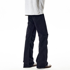 高品质B221美式ins高街暗黑宽松微喇牛仔裤LK24339-P60控78，男装牛仔裤，电商B221