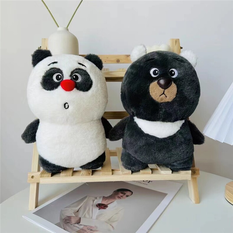 黑白熊，昊林玩具