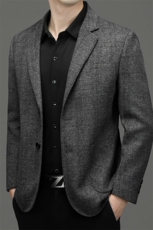 男士西装2023秋季新款休闲便西服男春秋单西中年男装外套薄款上衣，男装西服，电商B212（原钱塘6029）