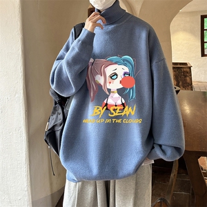 控68高领毛衣男士大码内搭毛线衣男 GM45298-P45加绒款-P65图片