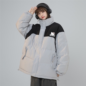 无差价 中性风新款冬季卡通印花棉服外套TPMY64301特批P85控138图片
