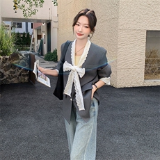 现货主推花边西装2B081-99118-P145-K218，女装西装，2B081