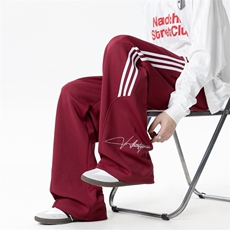 XZ616秋季重磅撞色织带缉明线刺绣美式休闲卫裤k1041特P40控78，男装休闲裤，星座512A（原616）