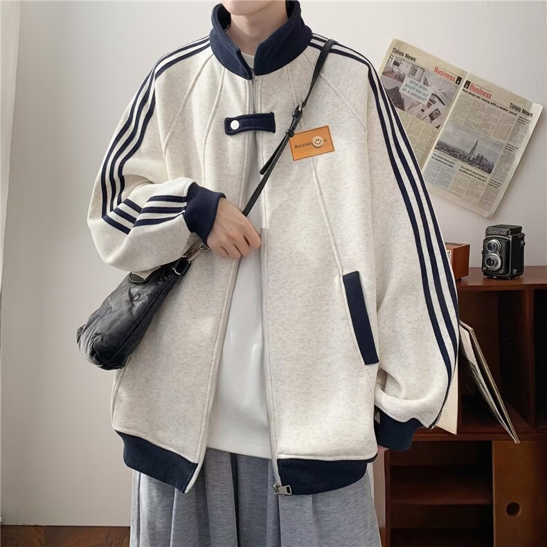 1506/QXC060/P49棒球服夹克男士春秋季潮牌港风痞帅休闲情侣外套,男装夹克,星座1506