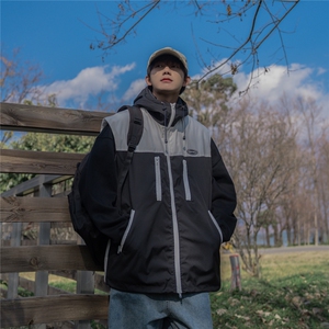 23秋季冲锋衣连帽马甲男拉链外套夹克MJM271-P80控108图片