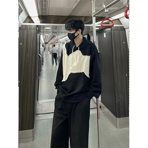连帽卫衣潮牌不规则拼接设计 WY7101 特P41图片