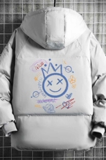 控128加绒面包服男大码羊羔毛衣男MY16180-P100，男装棉衣，电商A040A