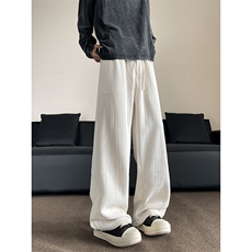 2025年时尚款运动裤松紧腰华棉时尚休闲潮流长裤XZ212-QHK966-P40，男装休闲裤，星座212-1