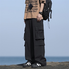 2024美式潮牌工装裤男款夏季薄款直筒运动裤子K1230-特批-35，男装工装外套，星座718-1