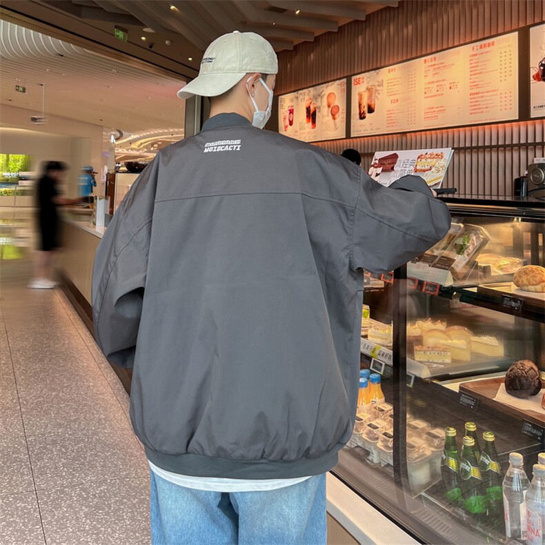 美式高街飞行员工装夹克外套男秋季潮牌宽松情侣棒球服JK335-P68,男装夹克,星座1008