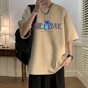 麂皮绒短袖t恤男大码半袖男 JD82173-P25图片