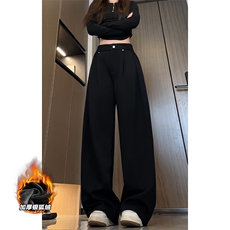重磅华棉400g保暖银狐绒百搭大码卫裤男K24039J加绒-特P50控98，男装休闲裤，电商A001-1
