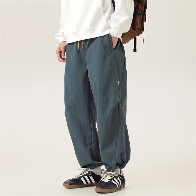 2025冬季新款男装日系宽松加绒加厚运动休闲棉裤束脚裤JHP866-F85图片