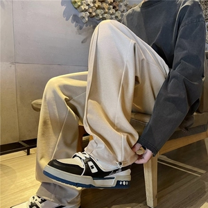 男春季新款港风休闲裤Q61P36图片