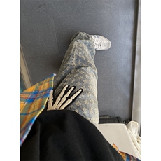 现货高街牛仔裤潮牌痞帅炸街男女提花满印牛仔裤1001-1-CN79-P45，男装牛仔裤，星座1001-1