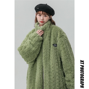 兔毛棉衣外套加厚棉服厚夹克港风日系棉袄1016-1 W65 P145 K188图片