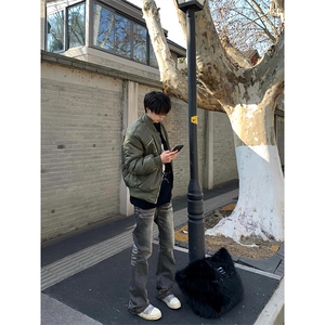 【有货】夹克外套多拉链立领加厚抽皱棉服 MY6102 特P92图片