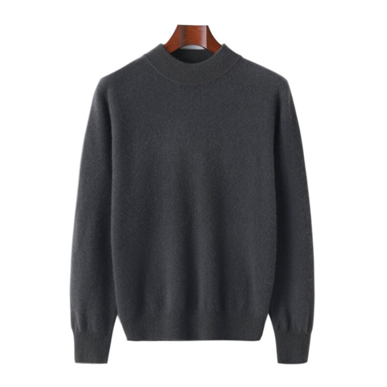2024秋季新款半高领打底衫男羊毛衫内搭，男装羊毛衫，昭美羊绒