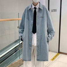 男秋季外套潮牌街头中长款牛仔夹克J2058P68，男装夹克，星座1116-2
