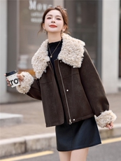 现货2025年冬季新款时尚休闲韩版保暖石墨烯云绒棉服，女装棉衣/棉服，悦祺