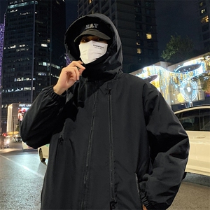 冬季冲锋衣港风潮加厚棉衣外套青少年保暖男装JK2810P85图片